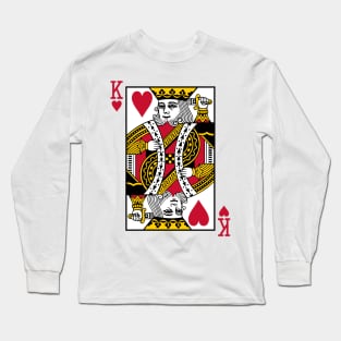 King/Queen | Matching Couples Husband Wife Bridal Wedding Newlywed T-Shirts Long Sleeve T-Shirt